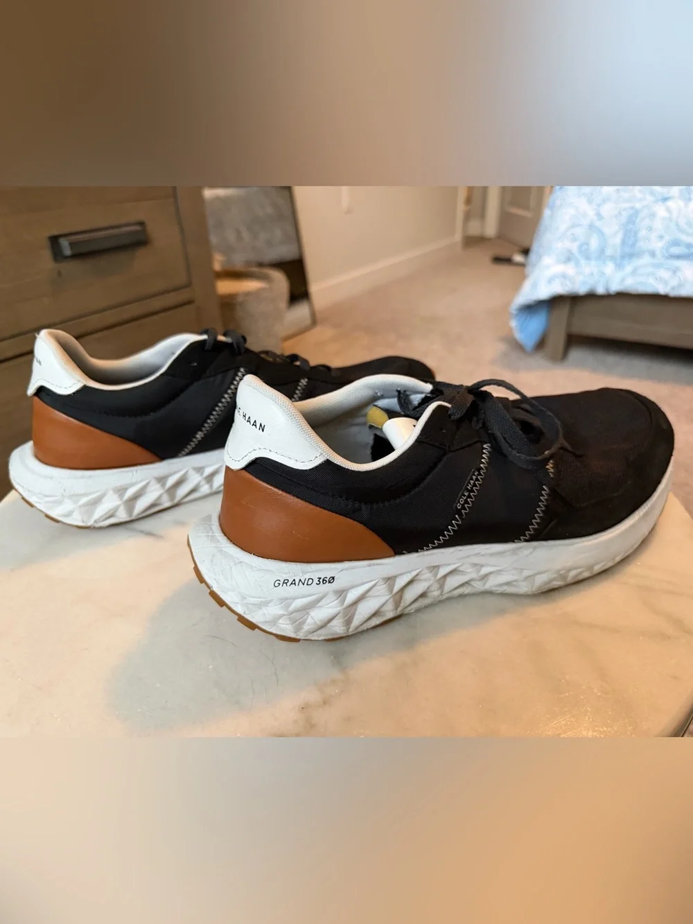 Cole Haan Men's Zerogrand All Day Runner Black/white Style C36581